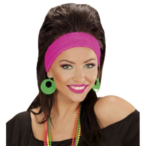 Cercei Verde Neon Widmann - Stil Anii 80 - imagine 3