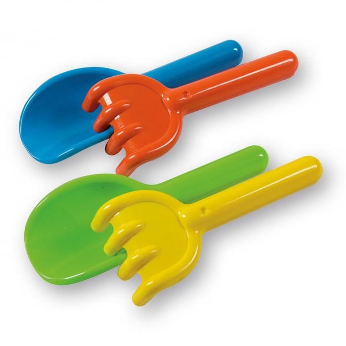 Set lopată și greblă 18 cm Androni
