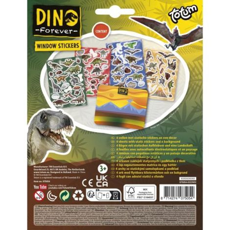 Abtibilduri Dinozauri Totum - Creativitate Fără Limite - imagine 2