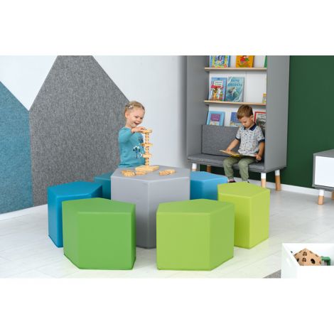 Set Pufuri Moje Bambino LO1 - Mobilier Grădiniță - imagine 6