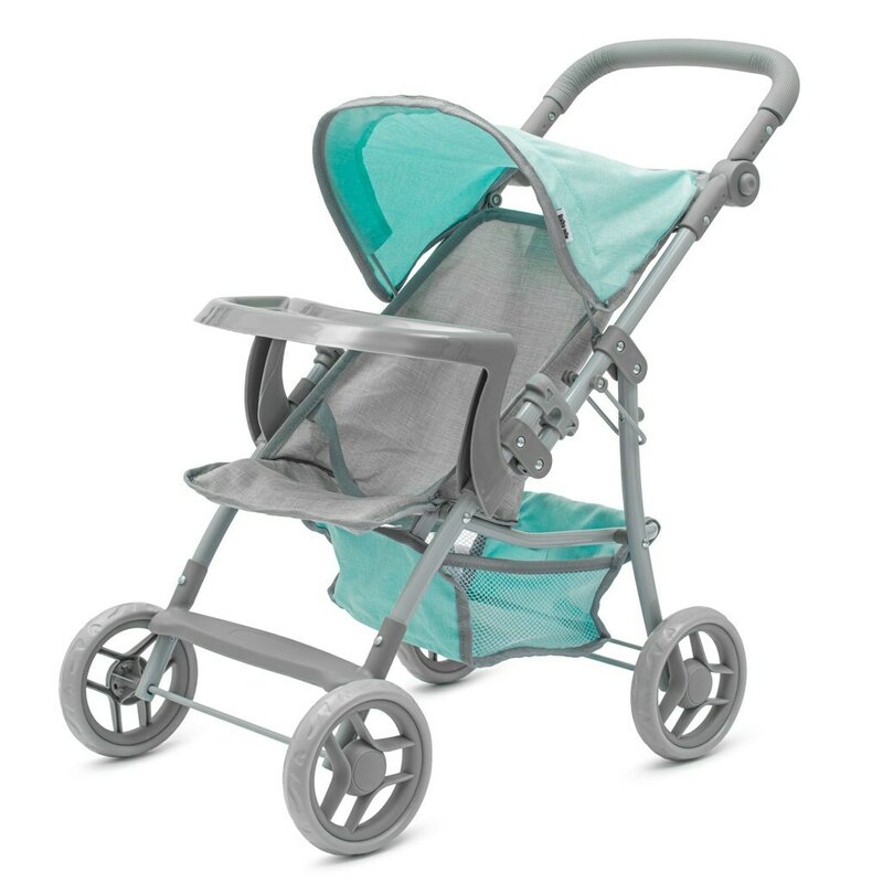 Carucior Baby Mix Lana cu Cos - Jucarie Papusi