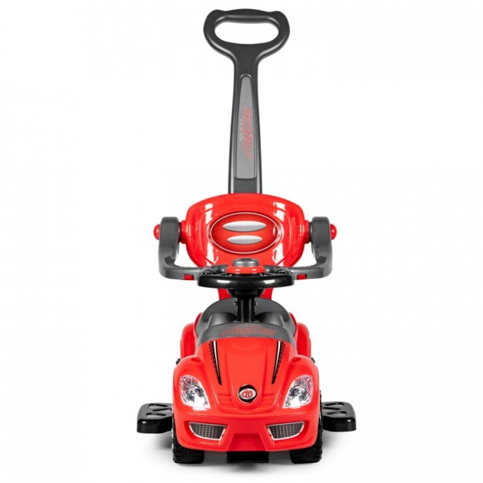 Masinuta 3 in 1 Ecotoys 381 Rosu cu Maner
