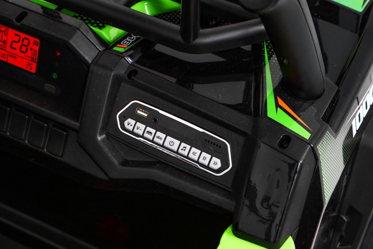 Buggy UTV 24V 2 Locuri 400W Verde Autokids - imagine 7