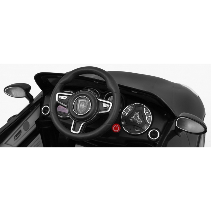 Masinuta Electrica Turbo-S Negru, 60W, Ramiz