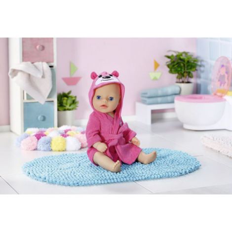 Halat de baie BABY born 36 cm, Roz, Zapf Creation - imagine 3