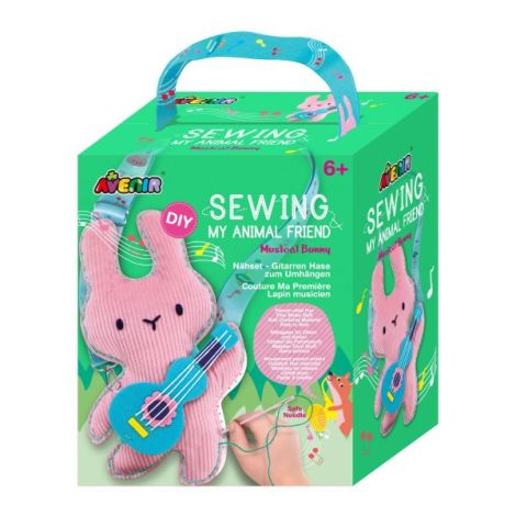 Set Cusut Iepuras Muzical Avenir - DIY Creativ