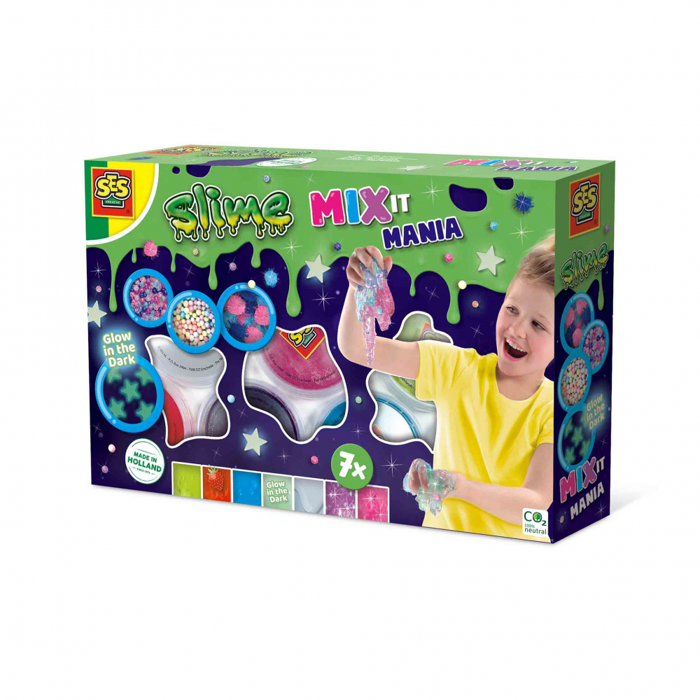 Set Slime Mix It Mania Ses Creative | 7 Borcane