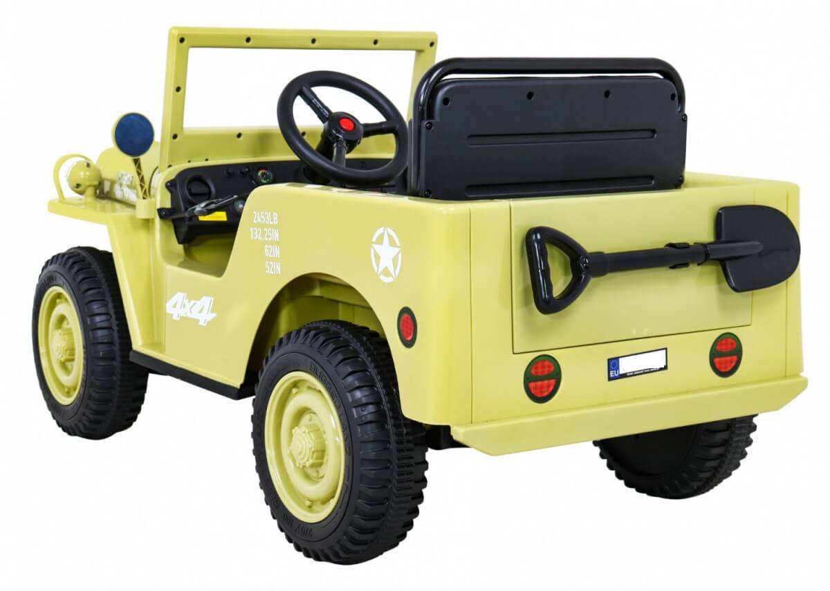 Jeep Militar Lux 4x4 Bej | Autokids - imagine 4