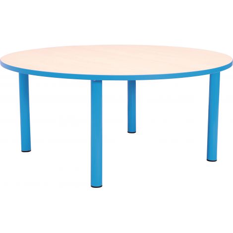 Masa rotunda Bambino 52 cm cu cant bleu
