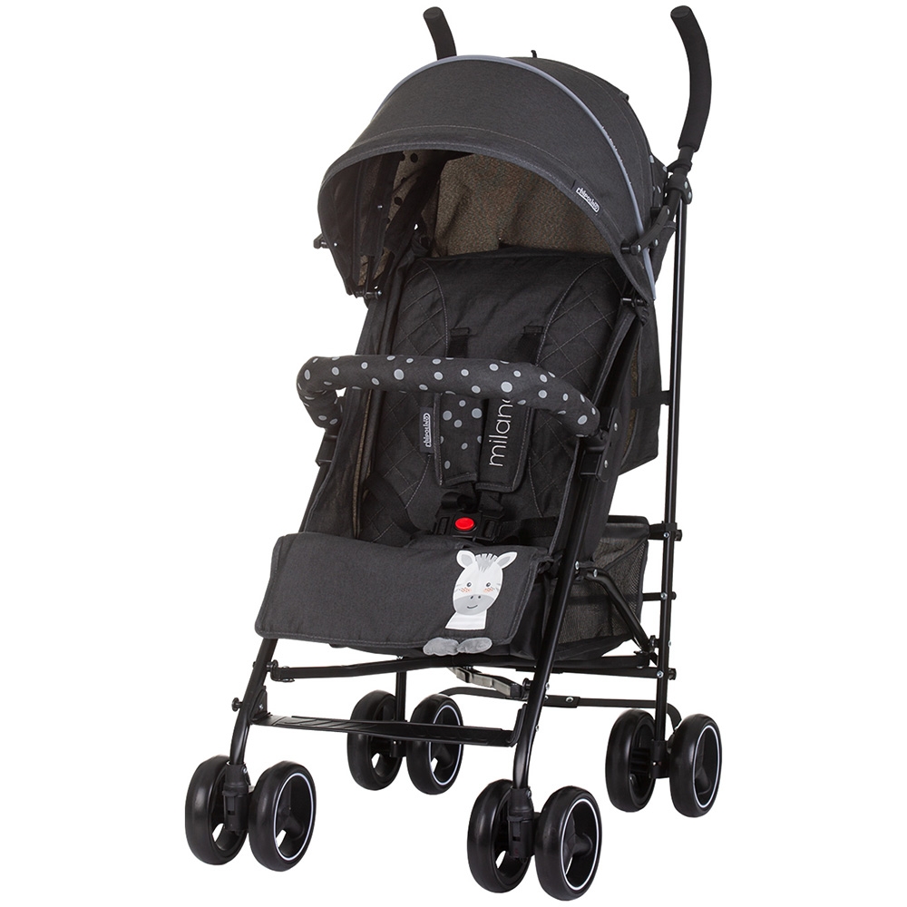 Carucior Chipolino Milano Zebra | Pliere Umbrela - imagine 4