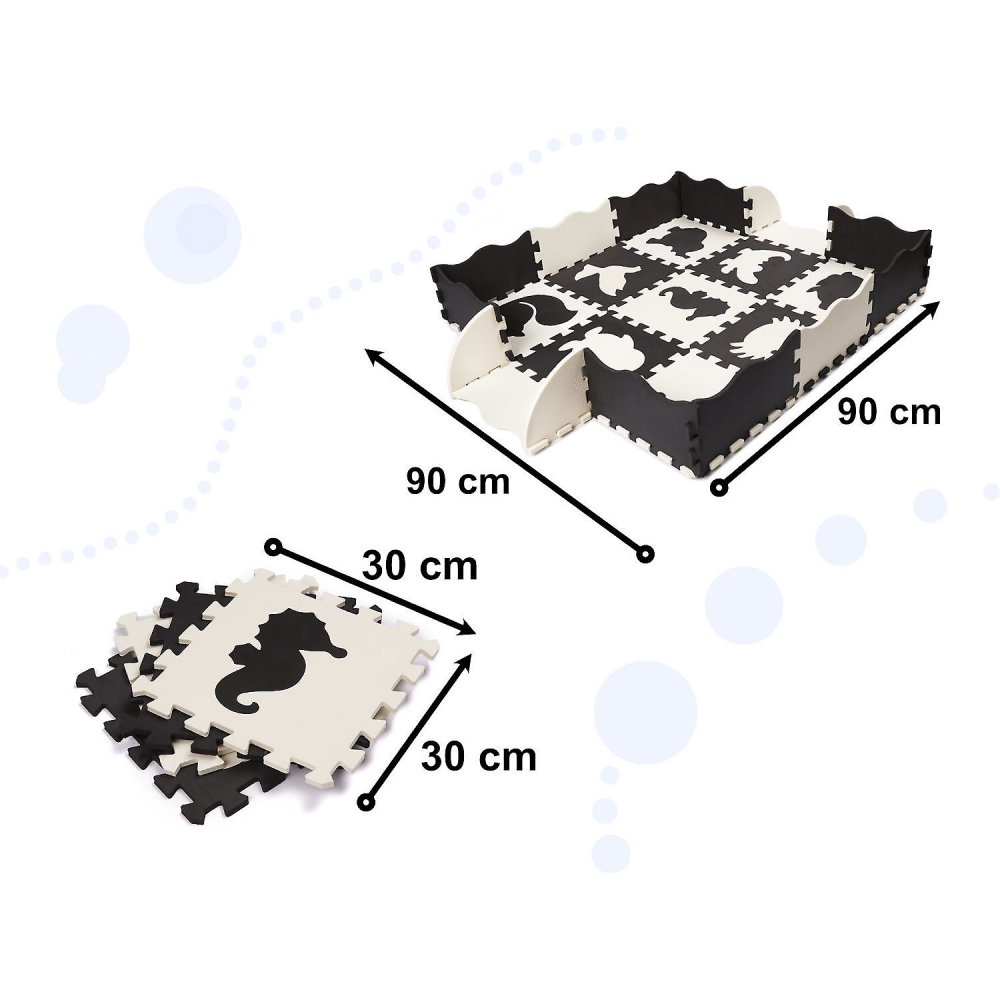 Covor Puzzle 25 Piese Ikonka | Educativ și Colorat - imagine 4