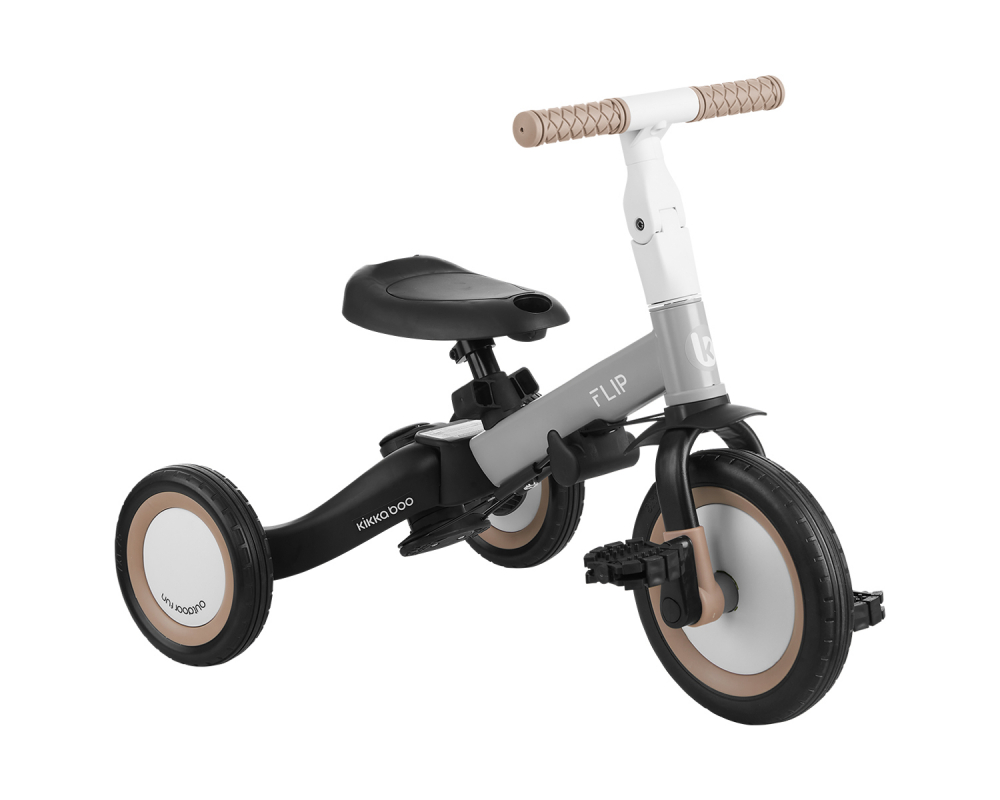 Tricicleta KikkaBoo Flip Grey 5 in 1 - imagine 4