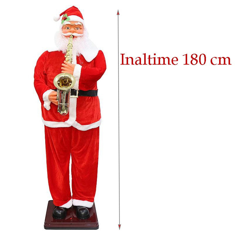 Moș Crăciun Procart 180cm Muzică și Dans - imagine 2