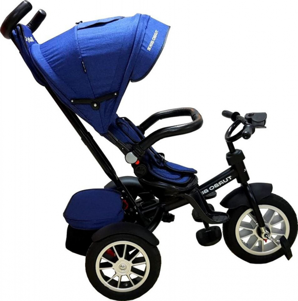 Baby Care Turbo Bike - Tricicleta Albastră cu Far - imagine 3