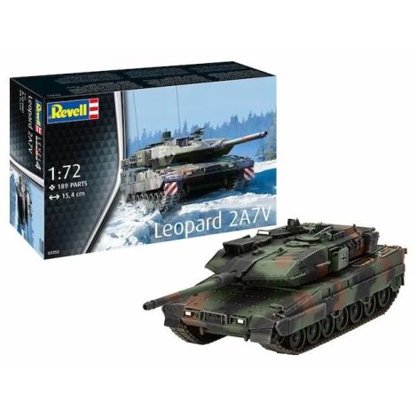 Macheta Leopard 2A7V Revell | Model 189 piese