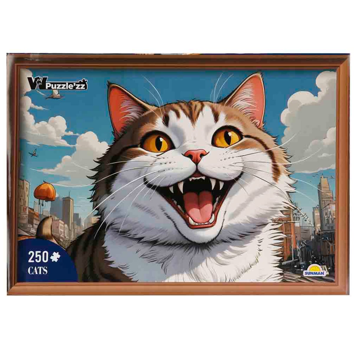 Puzzle Witty Puzzlezz Pisica in Oras 250 Piese