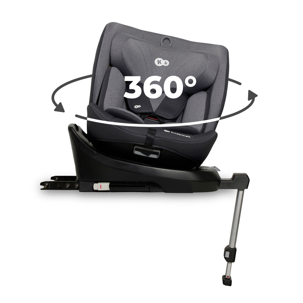 Scaun Auto Kinderkraft I-360 Grey, 40-150 cm - imagine 7