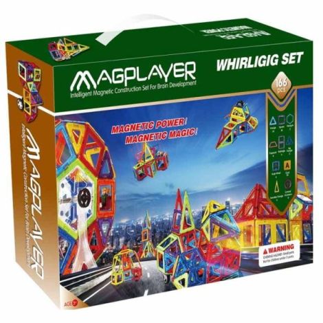 Magplayer Constructie Magnetica 166 Piese - imagine 2