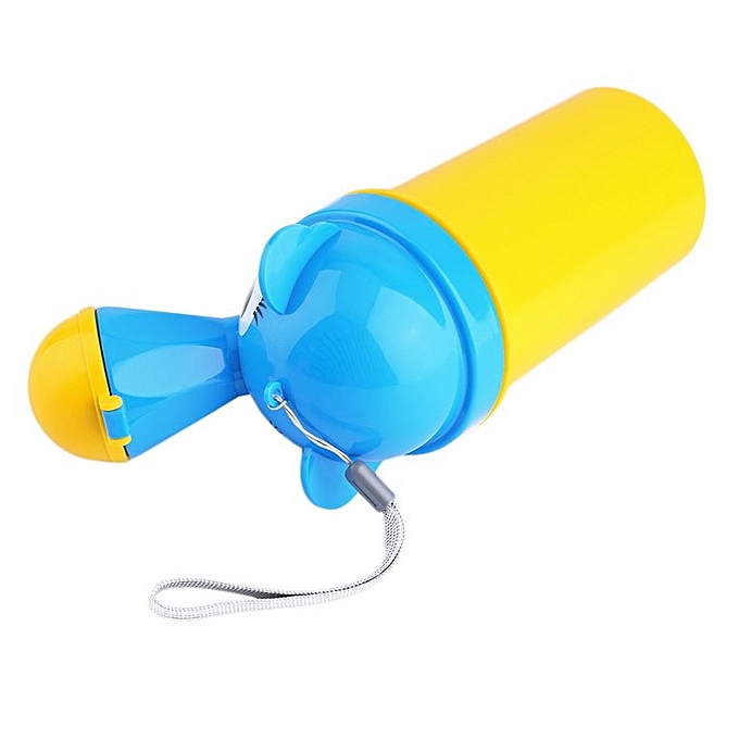 Pisoar Little Mom Trainer Portabil, Galben - imagine 5