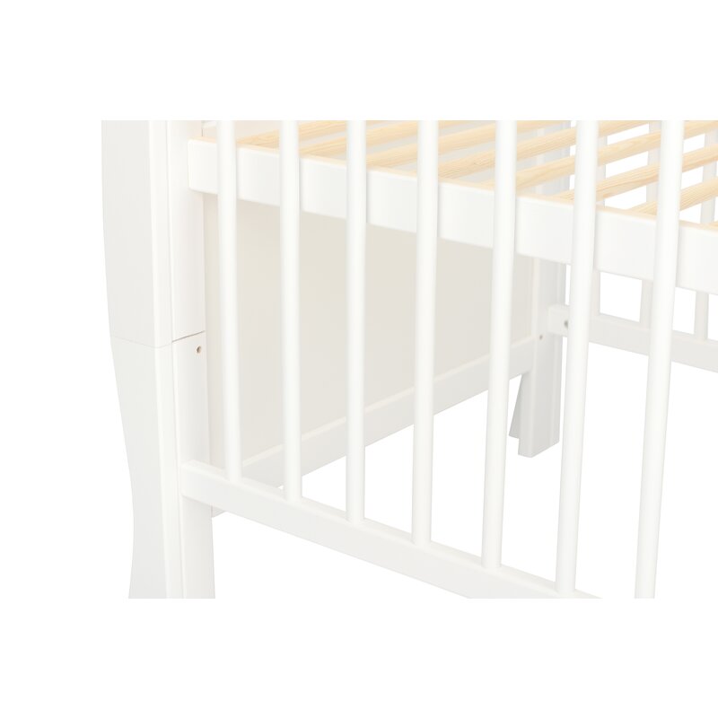 Patut Julia Qmini 120x60 Alb cu Sertar - imagine 9