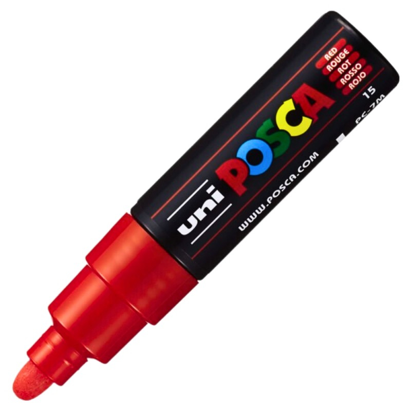 Marker Posca PC-7M 4.5-5.5mm, Rosu