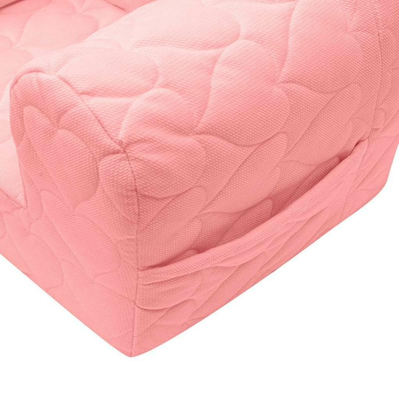 Fotoliu New Baby Hearts Pink, Catifelat - imagine 3