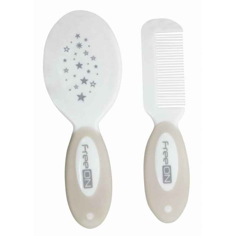 FreeON Set perie pieptene peri naturali bebelusi - imagine 2