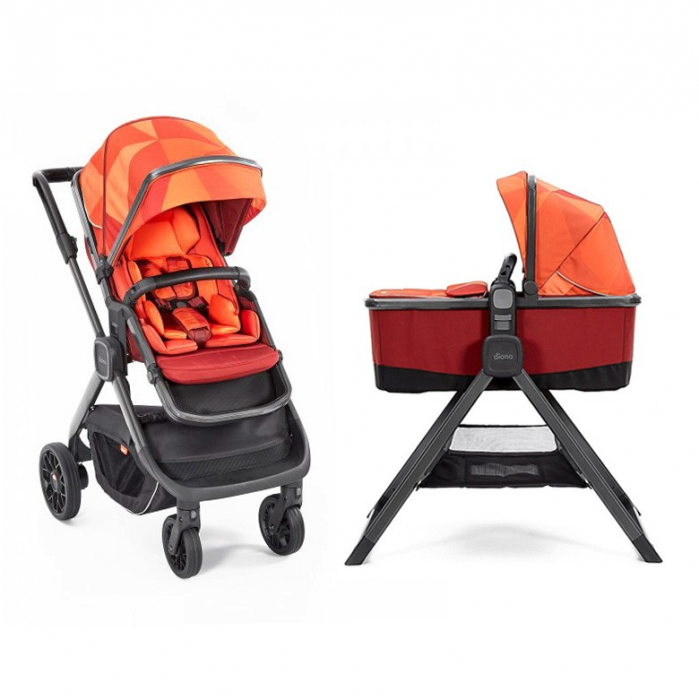Carucior Diono Quantum 2 Premium, Sistem 2 in 1, Orange