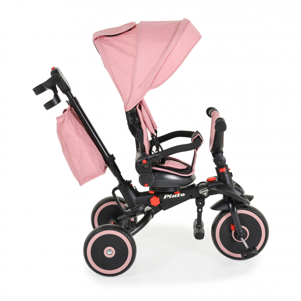 Tricicleta Byox Pluto Pink Pliabila cu Scaun Rotiv - imagine 2