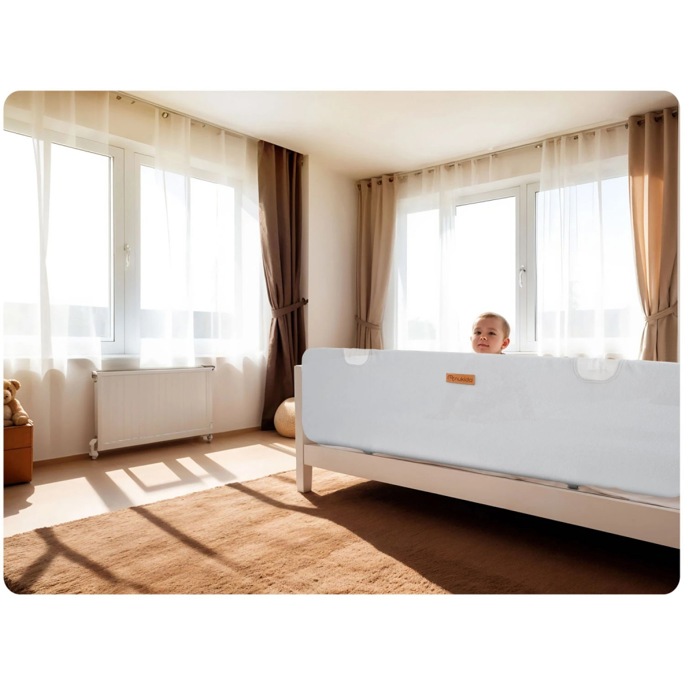Bariera Protectie Nukido Gri 120cm | Pliabila - imagine 9