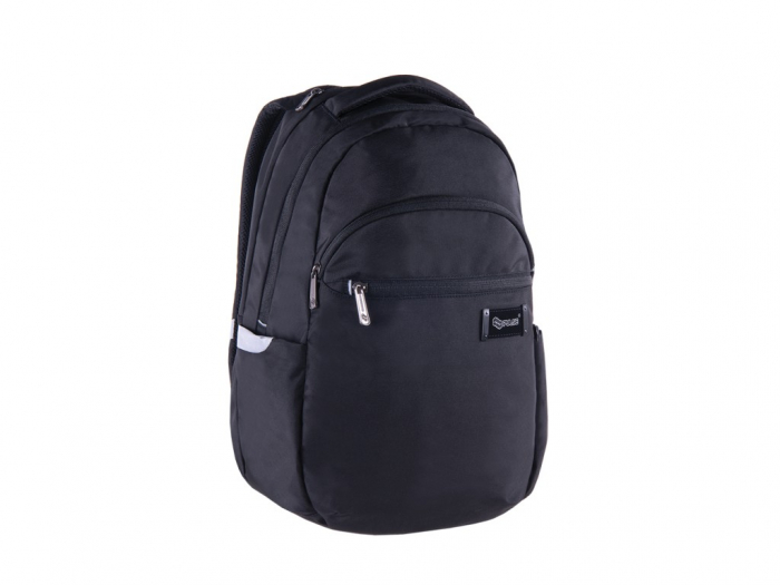 Rucsac Pulse Prime Black cu Laptop și Reflectorizant