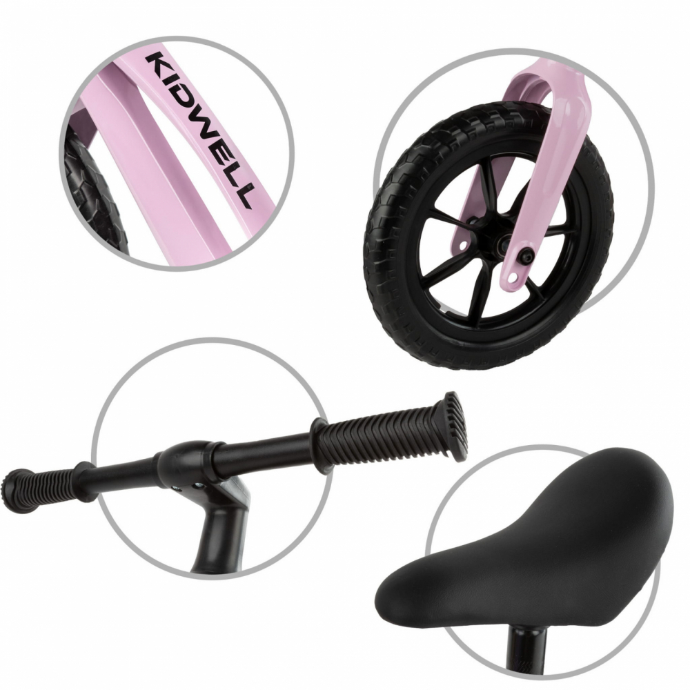 Bicicletă Echilibru Kidwell Vito Pink - Ușoară - imagine 5