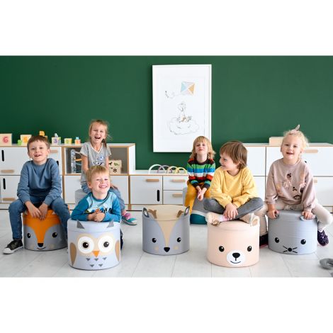 Puf Taburet Vulpe Moje Bambino - Design Copii - imagine 3
