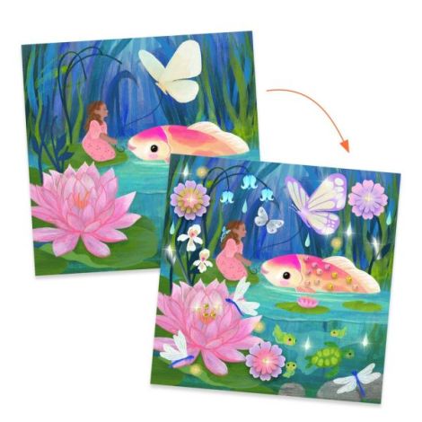 Joc creativ Thumbelina Djeco - 4 în 1 - imagine 5