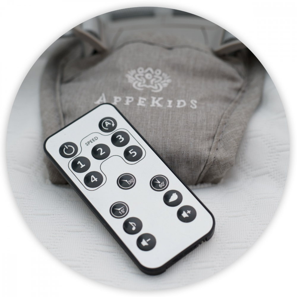 Leagan Electric AppeKids 5 Viteze, Gri - imagine 2