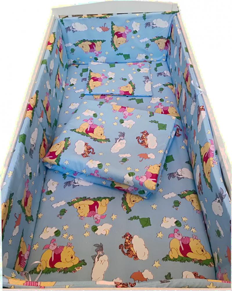 Lenjerie Patut 5 Piese Croitoria Noastra Winnie Pooh - imagine 3