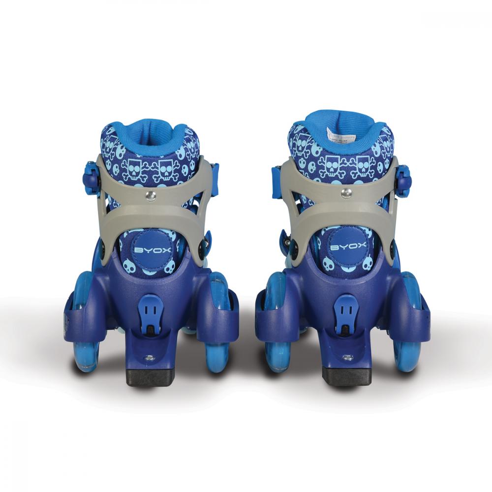 Patine cu rotile Byox Blue Boy, marimea XS - imagine 3