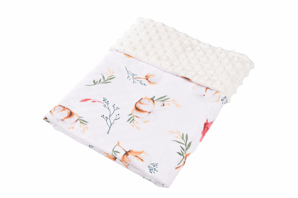 Paturica Bumbac Minky Confort Family 80x80 - imagine 2