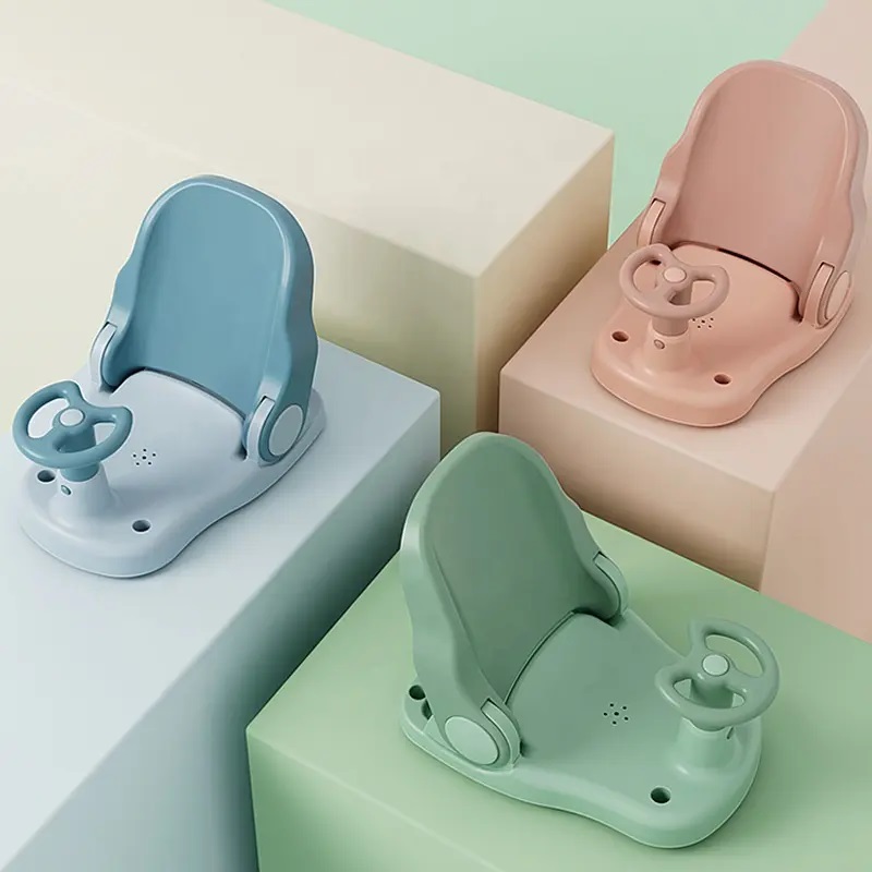 Little Mom Scaun Baie Car Blue Pliabil - imagine 4