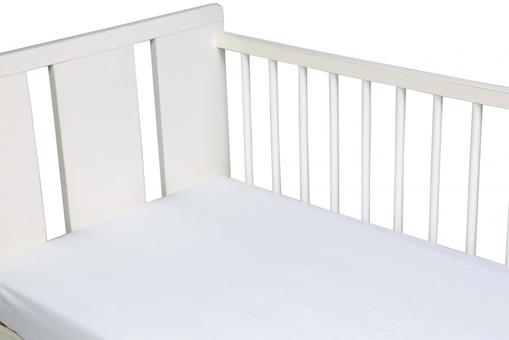 Cearceaf Bumbac Elastic Nichiduta 120x60 cm Alb - imagine 2