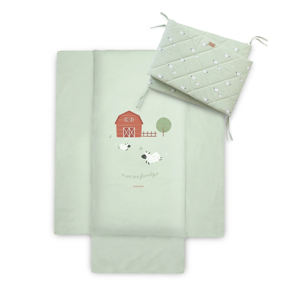 Set Pătuț Bonjourbébé 60x120 Bumbac Premium - imagine 5