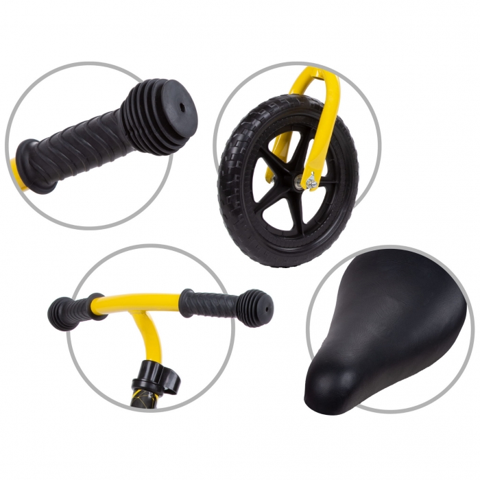 Bicicleta Kidwell Rebel 12" Fără Pedale Galben - imagine 2