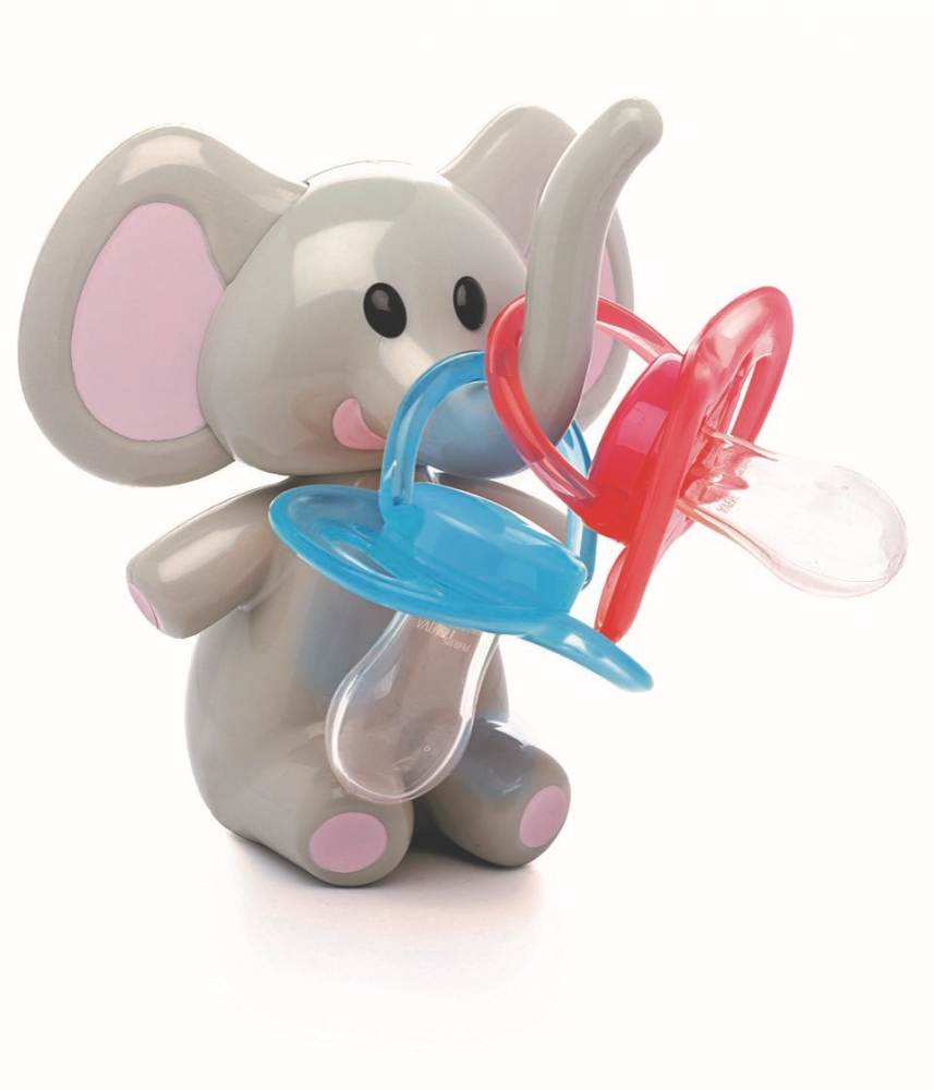 Suport Suzetă Elefant Melii Blue | 4 poziții - imagine 6