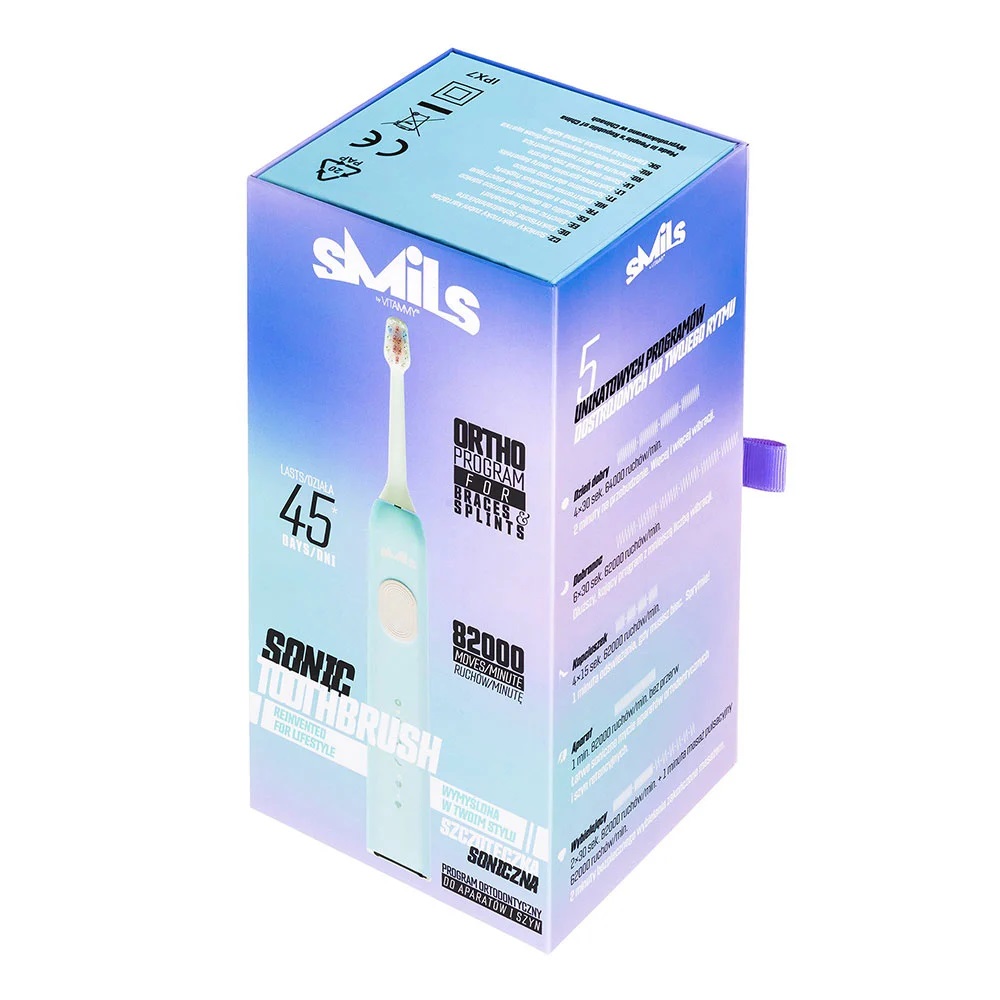 Periuță electrică Vitammy Smils Cloud, 5 moduri, USB - imagine 6