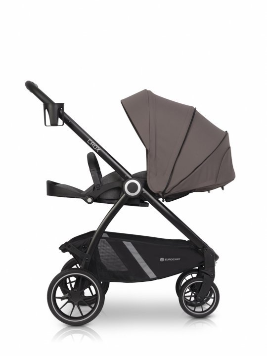 Carucior 2 in 1 Euro-Cart Crox, Reversibil, Taupe - imagine 3