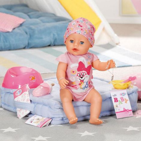BABY born Papușă cu Suzetă Magică 43cm Zapf - imagine 5