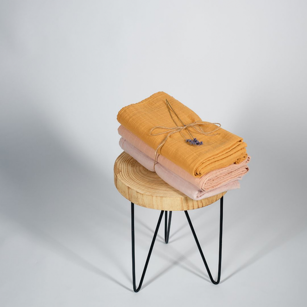 Muselina Bumbac Organic Onino Honey Gold 120x120 - imagine 8