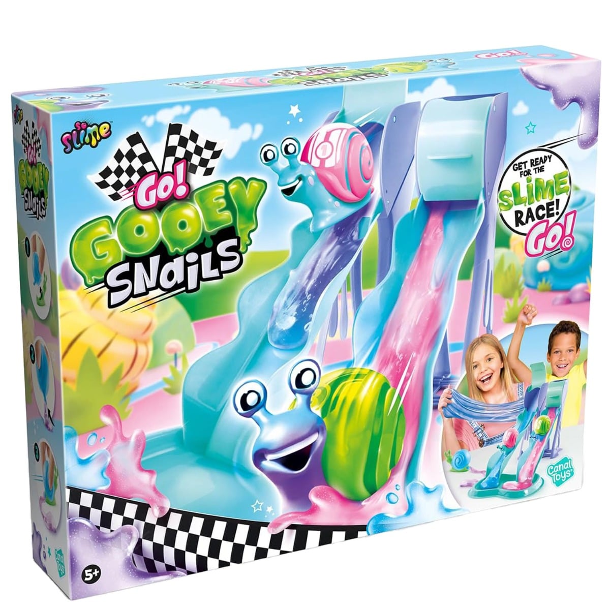 So Slime Go Gooey Snails Race - Set de joacă