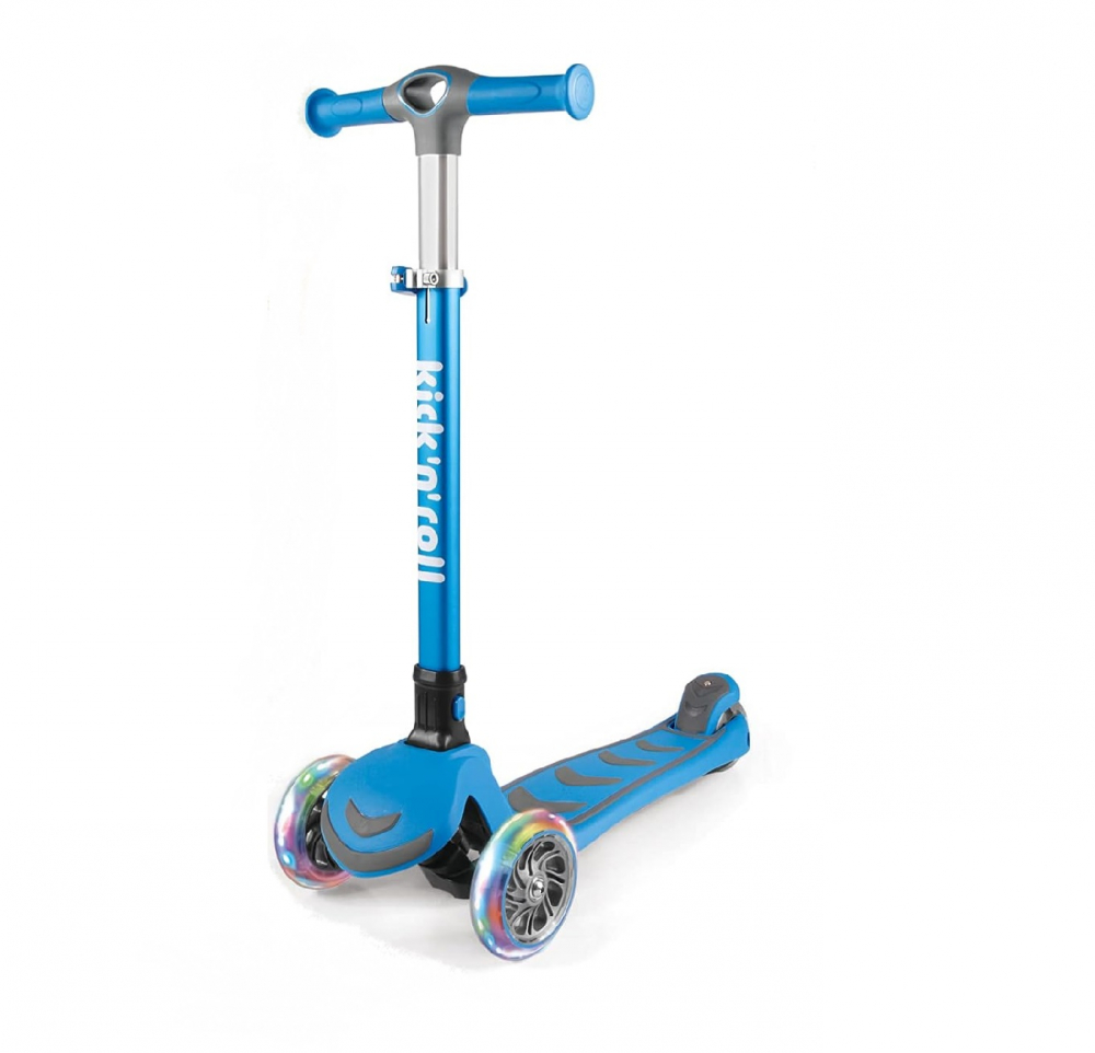Trotineta Copii Kicknroll cu LED și Ghidon Reglabil - imagine 3