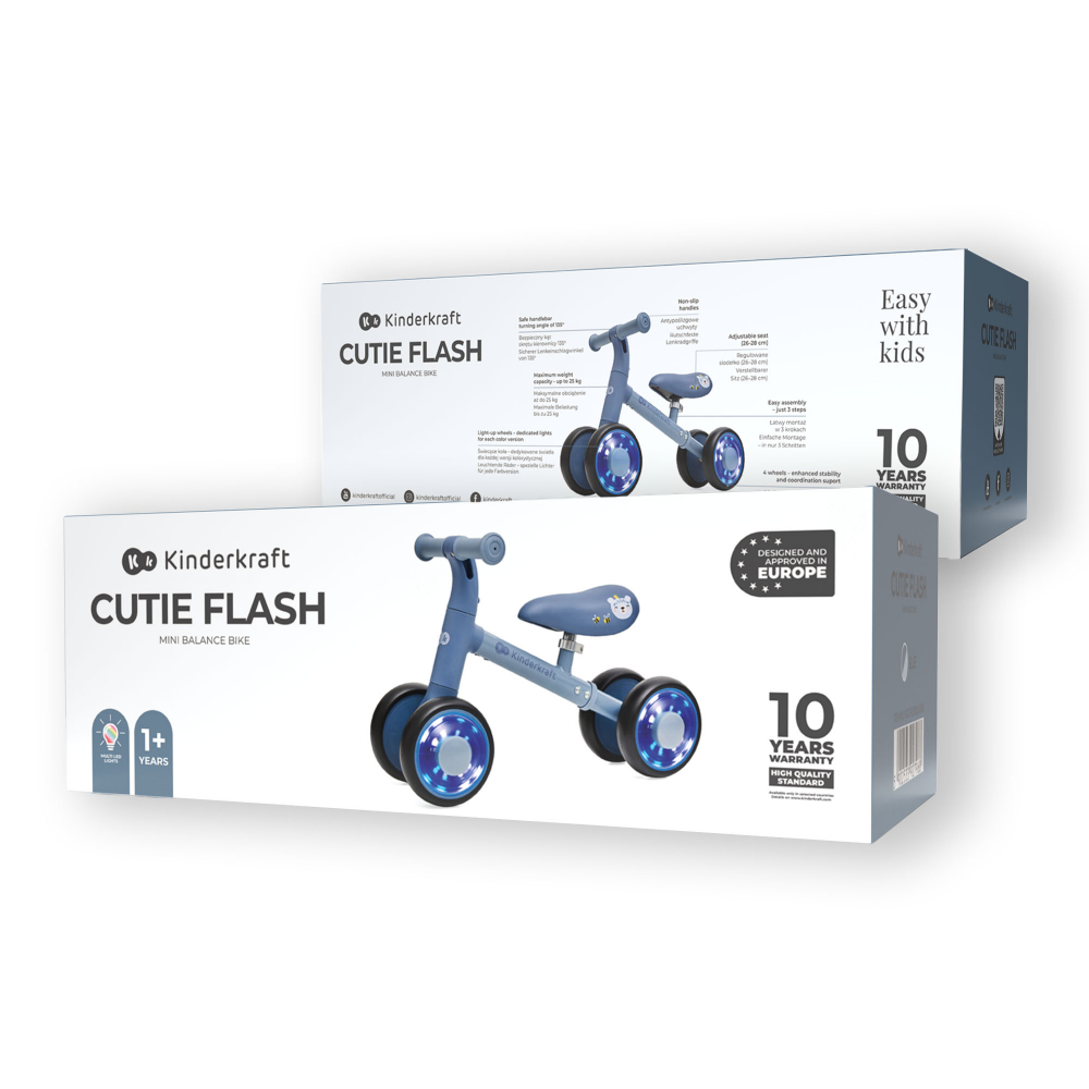 Kinderkraft CUTIE FLASH - Ride On Dezvoltare Copii - imagine 3